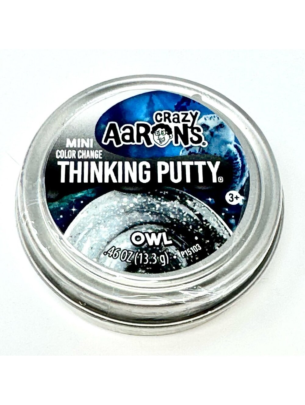 Crazy Aaron’s Owl Color Change Mini Thinking Putty .46 oz New Sealed